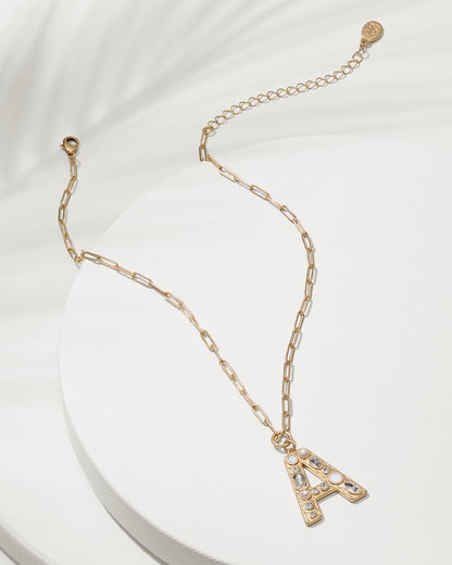 Tommy Bahama | Initial Necklace / A