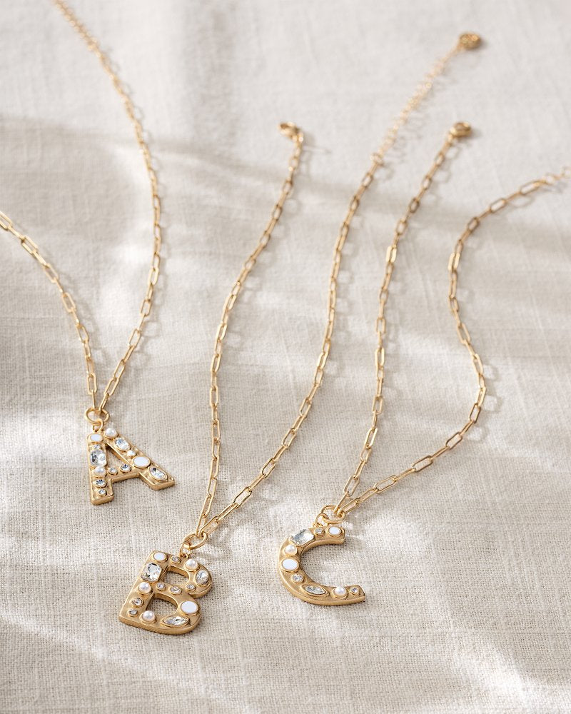 Tommy Bahama | Initial Necklace / A