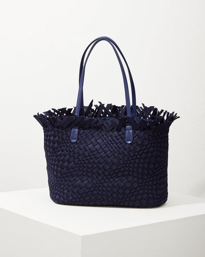 Tommy Bahama | Vulcan Fringe Top Large Tote & Wristlet / Navy