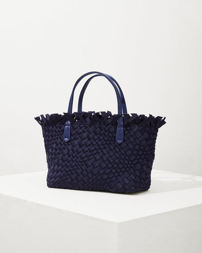 Tommy Bahama | Taunton Fringe Top Small Tote & Wristlet / Navy