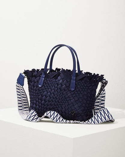 Tommy Bahama | Taunton Fringe Top Small Tote & Wristlet / Navy
