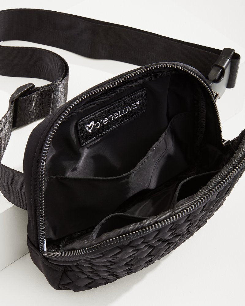 Tommy Bahama | Vaughan Woven Belt Bag / Black