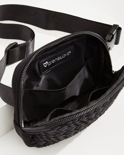 Tommy Bahama | Vaughan Woven Belt Bag / Black