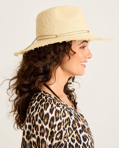 Tommy Bahama | Packable Fringed Continental Hat / Natural/Natural