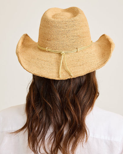 Tommy Bahama | Raffia Crochet Cowboy Hat / Natural/Gold
