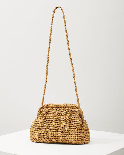 Tommy Bahama | Frame Raffia Clutch / Toast