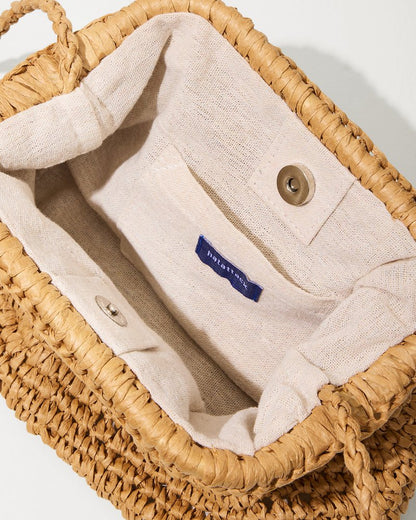 Tommy Bahama | Frame Raffia Clutch / Toast