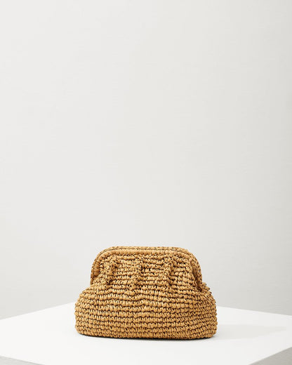 Tommy Bahama | Frame Raffia Clutch / Toast