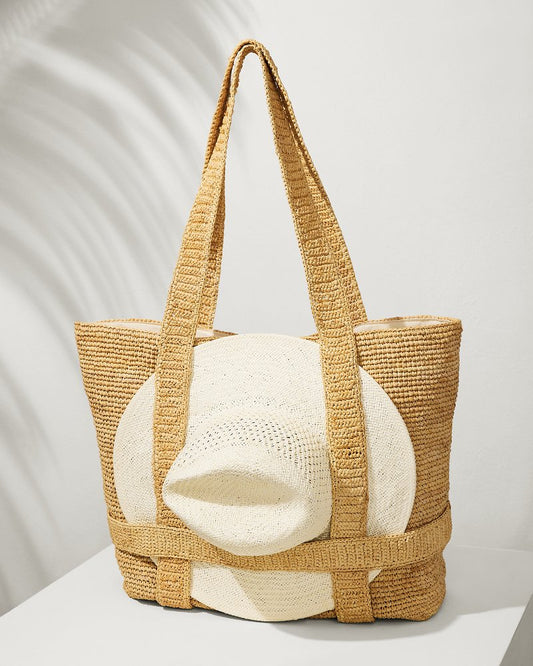 Tommy Bahama | Raffia Traveler Tote / Natural