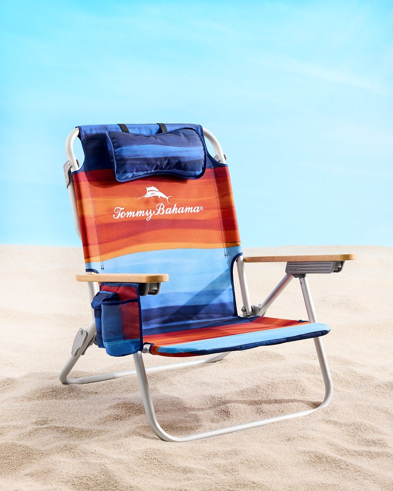 Tommy Bahama | Tommy Bahama Sunset Stripe Deluxe Backpack Beach Chair / Multicolor