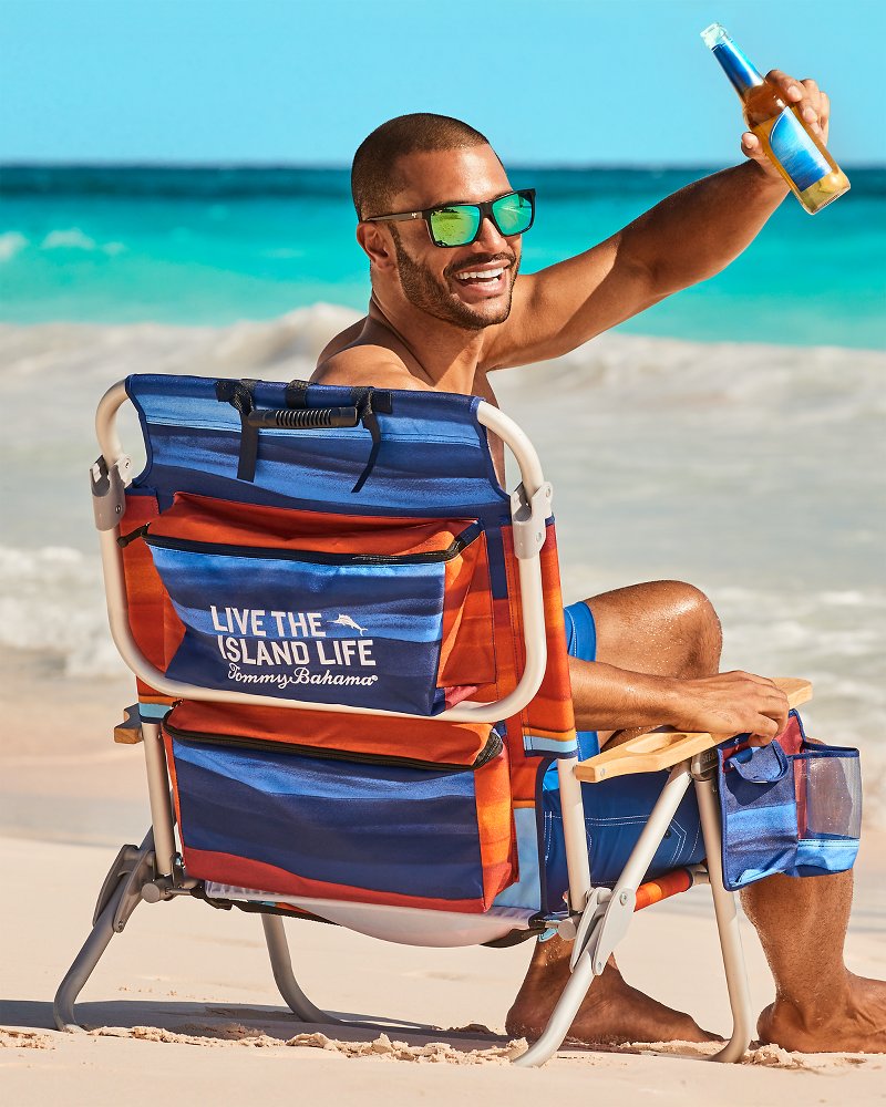 Tommy Bahama | Tommy Bahama Sunset Stripe Deluxe Backpack Beach Chair / Multicolor