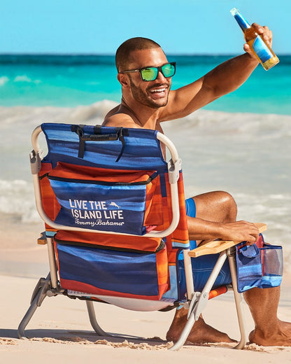 Tommy Bahama | Tommy Bahama Sunset Stripe Deluxe Backpack Beach Chair / Multicolor