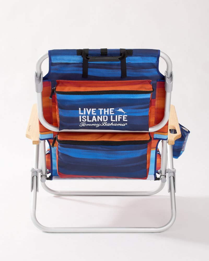Tommy Bahama | Tommy Bahama Sunset Stripe Deluxe Backpack Beach Chair / Multicolor