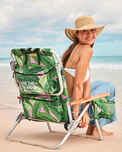 Tommy Bahama | Tommy Bahama Swaying Fronds Deluxe Backpack Beach Chair / Multicolor