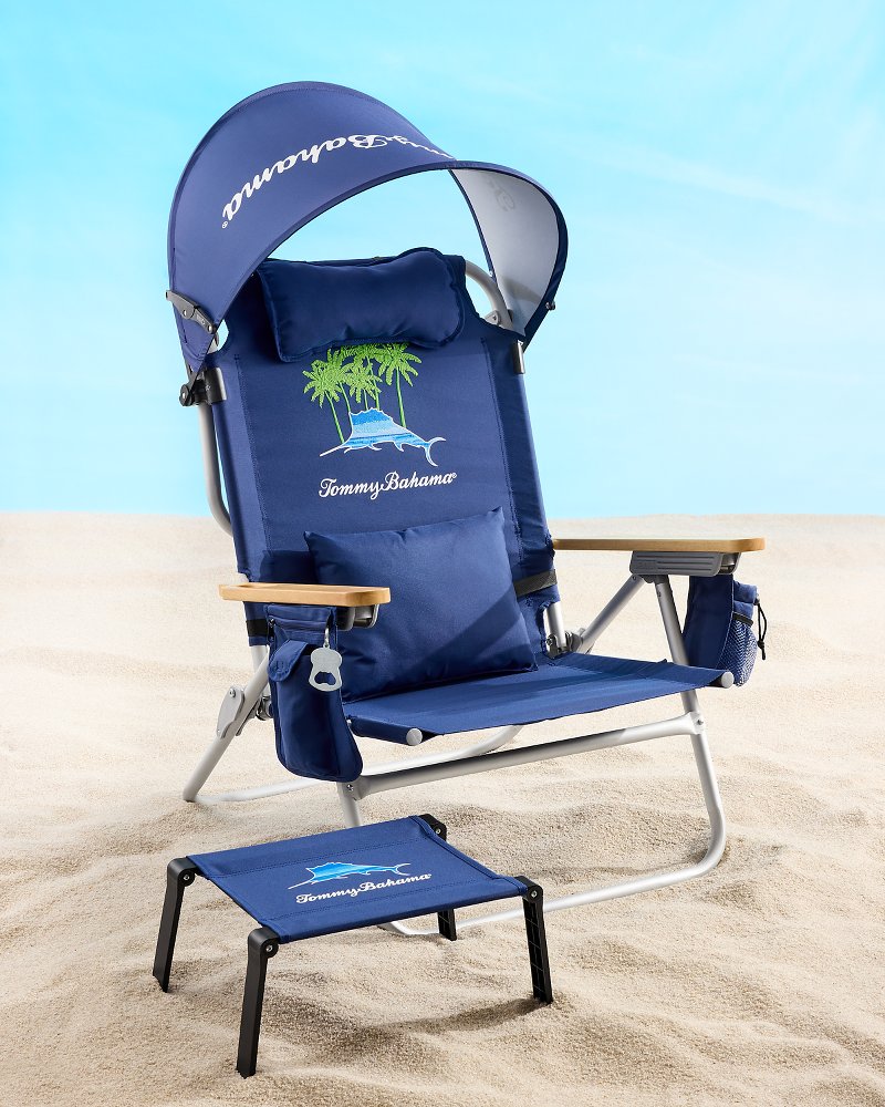 Tommy Bahama | Tommy Bahama Marlin Palms Ultimate Beach Chair / Navy