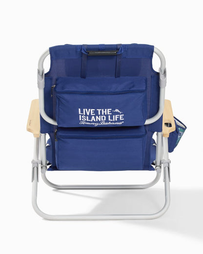Tommy Bahama | Tommy Bahama Wavy Marlin Deluxe Backpack Beach Chair / Navy