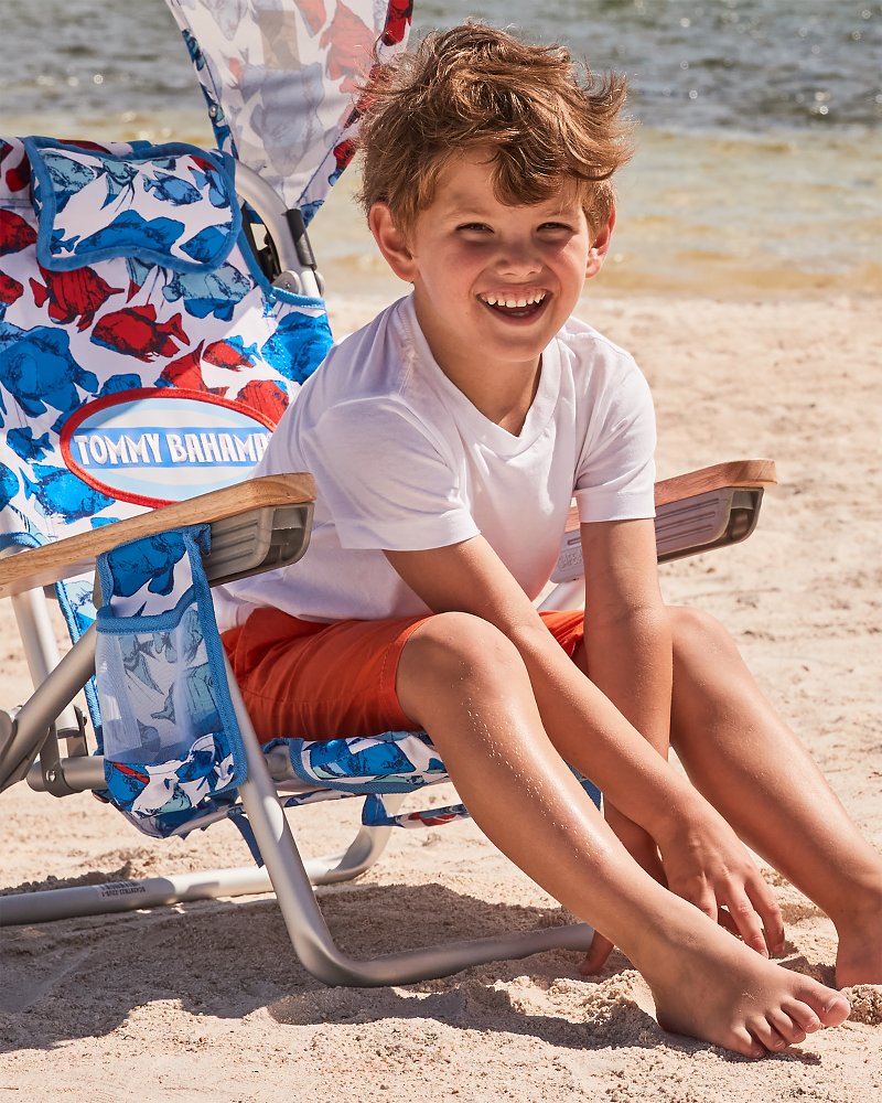 Tommy Bahama | Tommy Bahama School of Fish Kids' Backpack Beach Chair / Multicolor