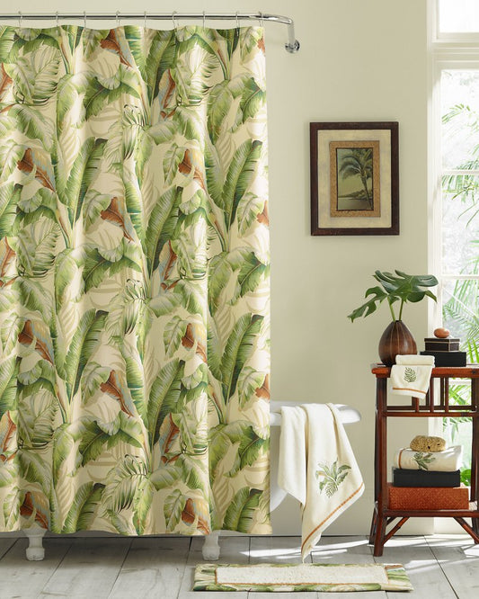Tommy Bahama | Palmiers Shower Curtain / Green