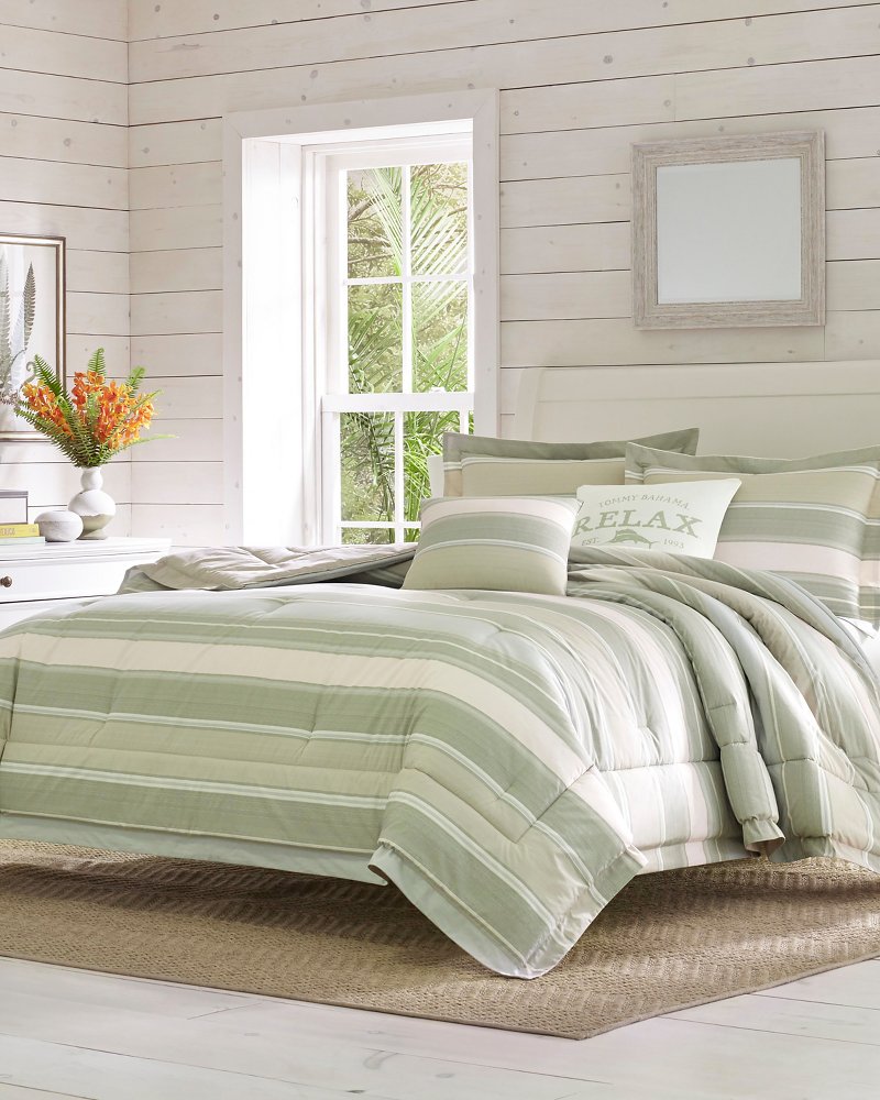 Tommy Bahama | Serenity 5-Piece King Comforter Set / Green