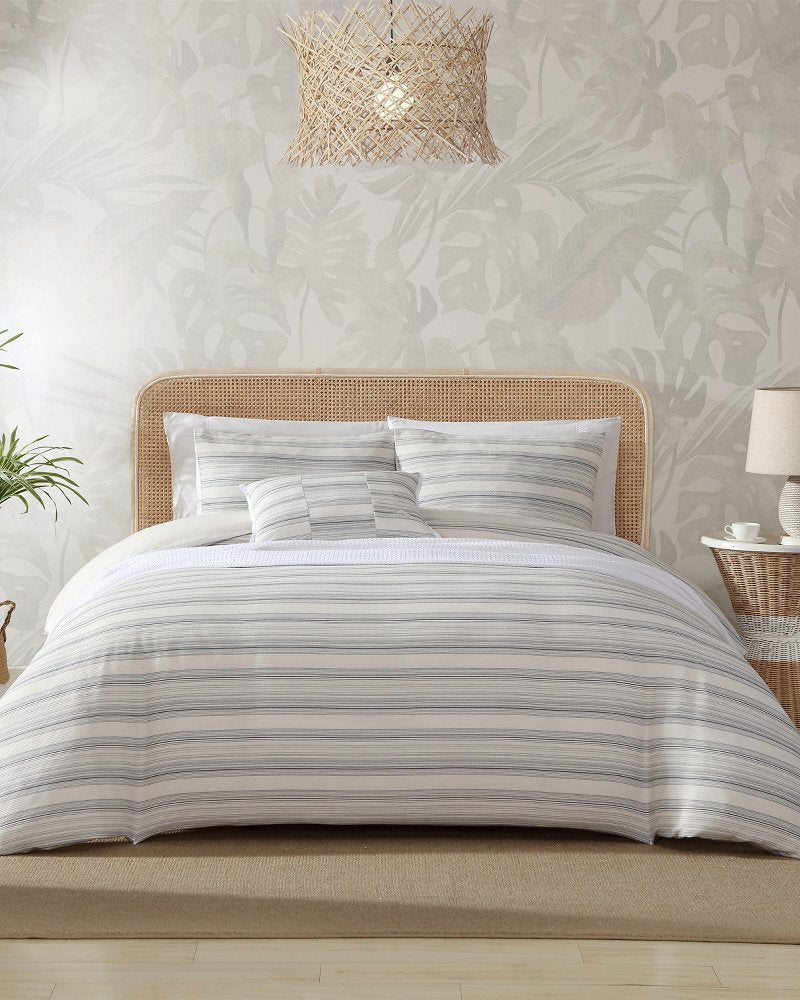 Tommy Bahama | Island Micro Waffle 4-Piece Full/Queen Comforter Set / Coconut