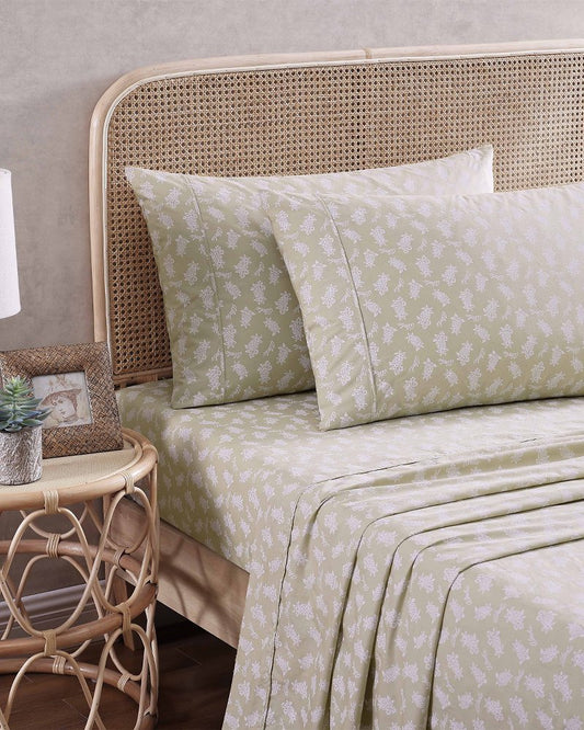 Tommy Bahama | Aloha Pineapple King Sheet Set / Sage Green