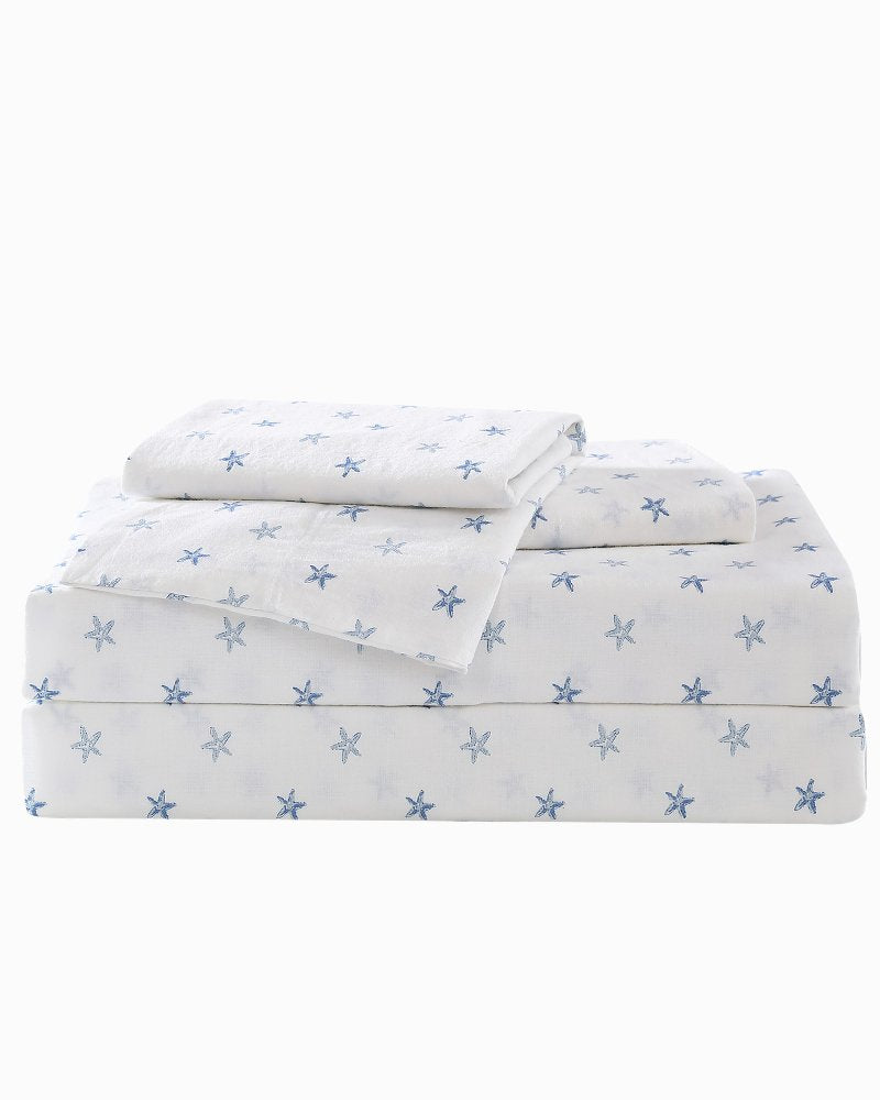 Tommy Bahama | Starfish Treasure 4-Piece Queen Sheet Set / Ocean