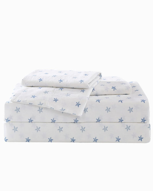 Tommy Bahama | Starfish Treasure 4-Piece Queen Sheet Set / Ocean