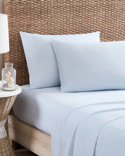 Tommy Bahama | Ala Moana Stripe 4-Piece Queen Sheet Set / Ocean