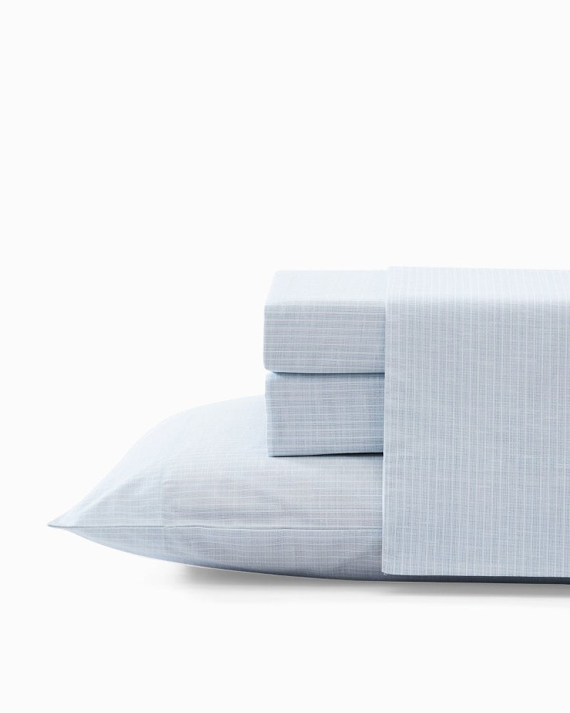 Tommy Bahama | Ala Moana Stripe 4-Piece Queen Sheet Set / Ocean