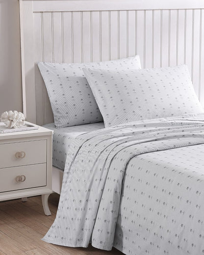 Tommy Bahama | Kew Palms 4-Piece Queen Sheet Set / Grey