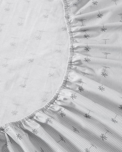 Tommy Bahama | Kew Palms 4-Piece Queen Sheet Set / Grey