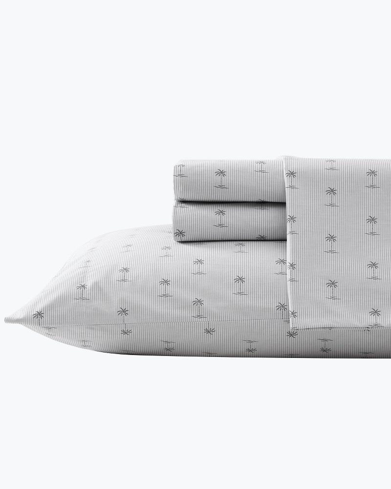 Tommy Bahama | Kew Palms 4-Piece King Sheet Set / Grey