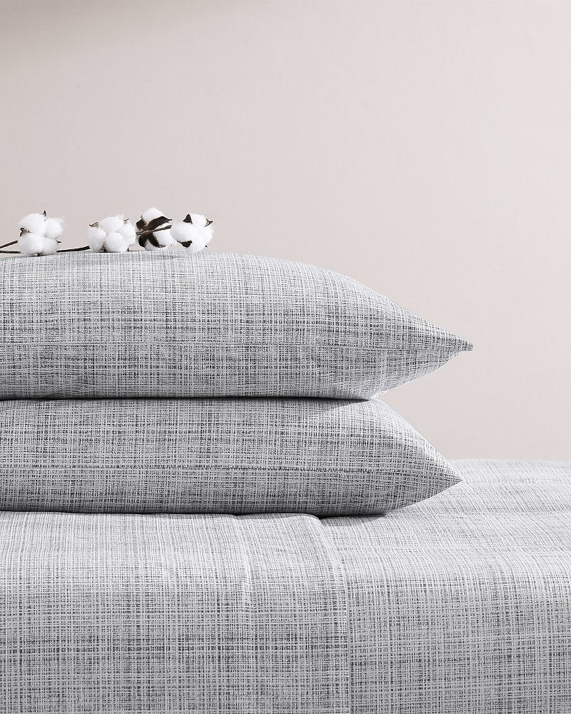 Tommy Bahama | Raffia Linen Queen Sheet Set / Grey