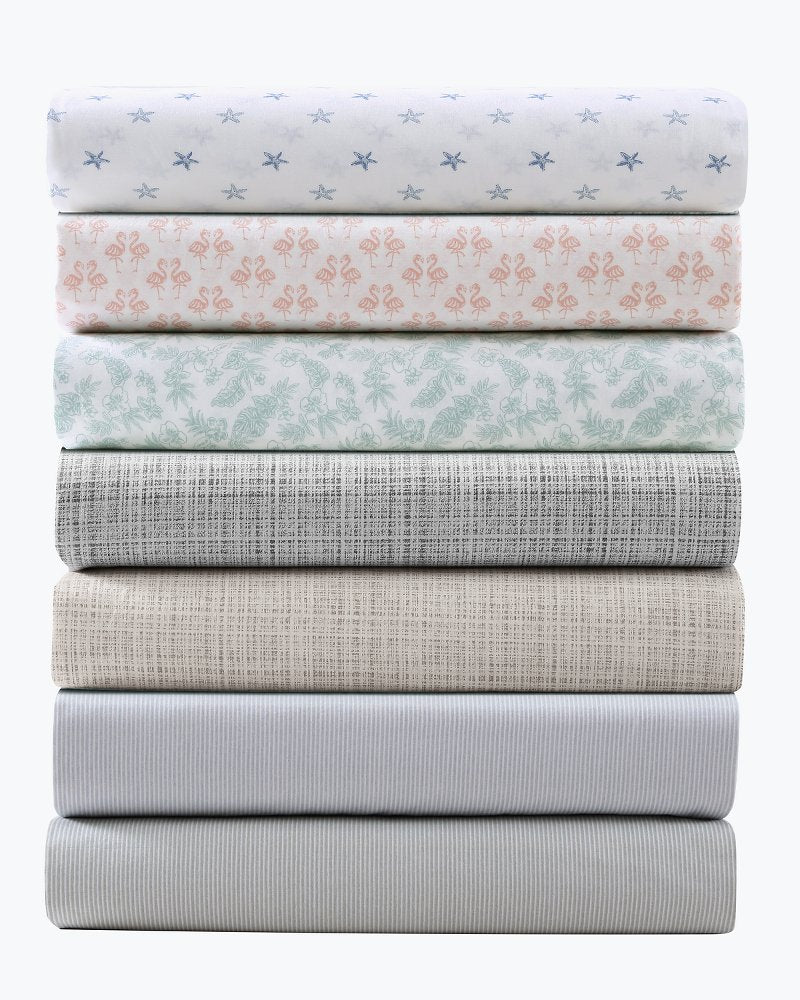 Tommy Bahama | Raffia Linen King Sheet Set / Grey