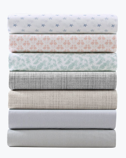 Tommy Bahama | Raffia Linen King Sheet Set / Grey