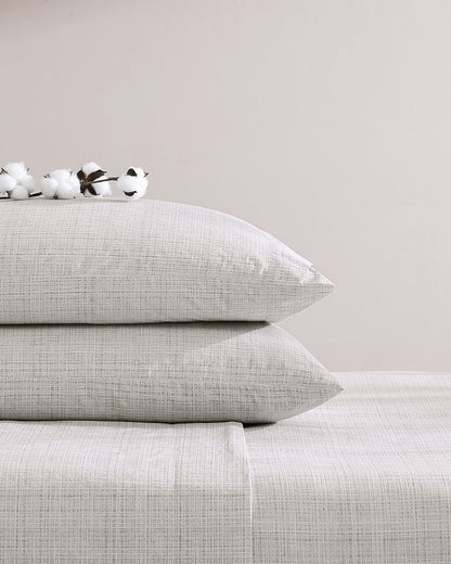 Tommy Bahama | Raffia Linen Queen Sheet Set / Khaki