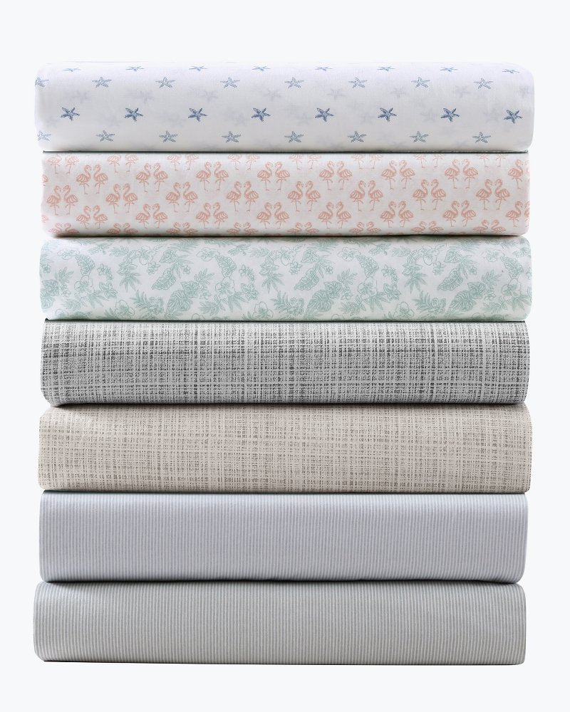 Tommy Bahama | Raffia Linen Queen Sheet Set / Khaki
