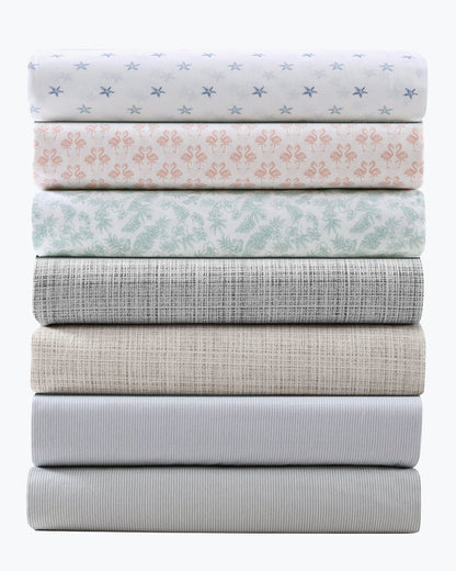 Tommy Bahama | Raffia Linen Queen Sheet Set / Khaki