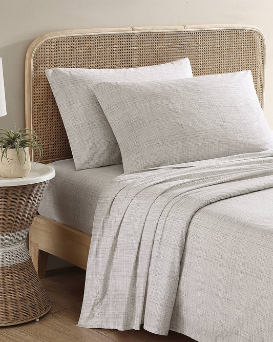 Tommy Bahama | Raffia Linen King Sheet Set / Khaki
