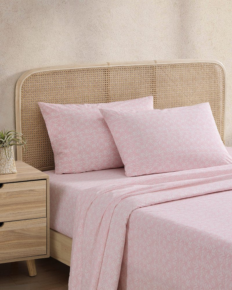 Tommy Bahama | Lovely Palms 4-Piece Queen Sheet Set / Pink