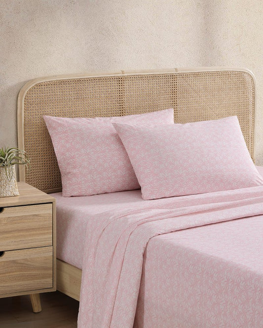 Tommy Bahama | Lovely Palms 4-Piece Queen Sheet Set / Pink
