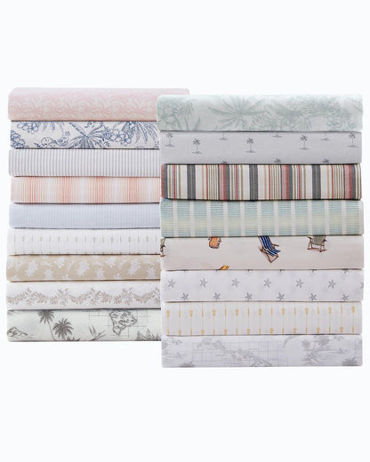 Tommy Bahama | Lovely Palms 4-Piece King Sheet Set / Pink