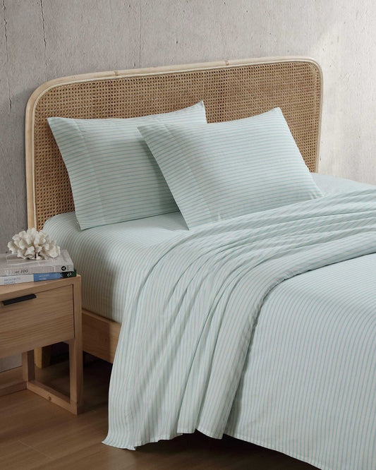 Tommy Bahama | Cool Beach Stripe 4-Piece King Sheet Set / Stripe Blue