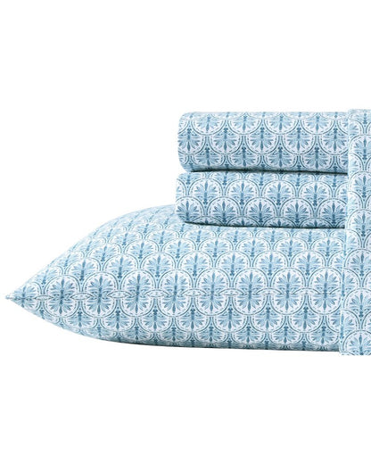 Tommy Bahama | Coastal Batik Blue 4-Piece Queen Sheet Set / Blue