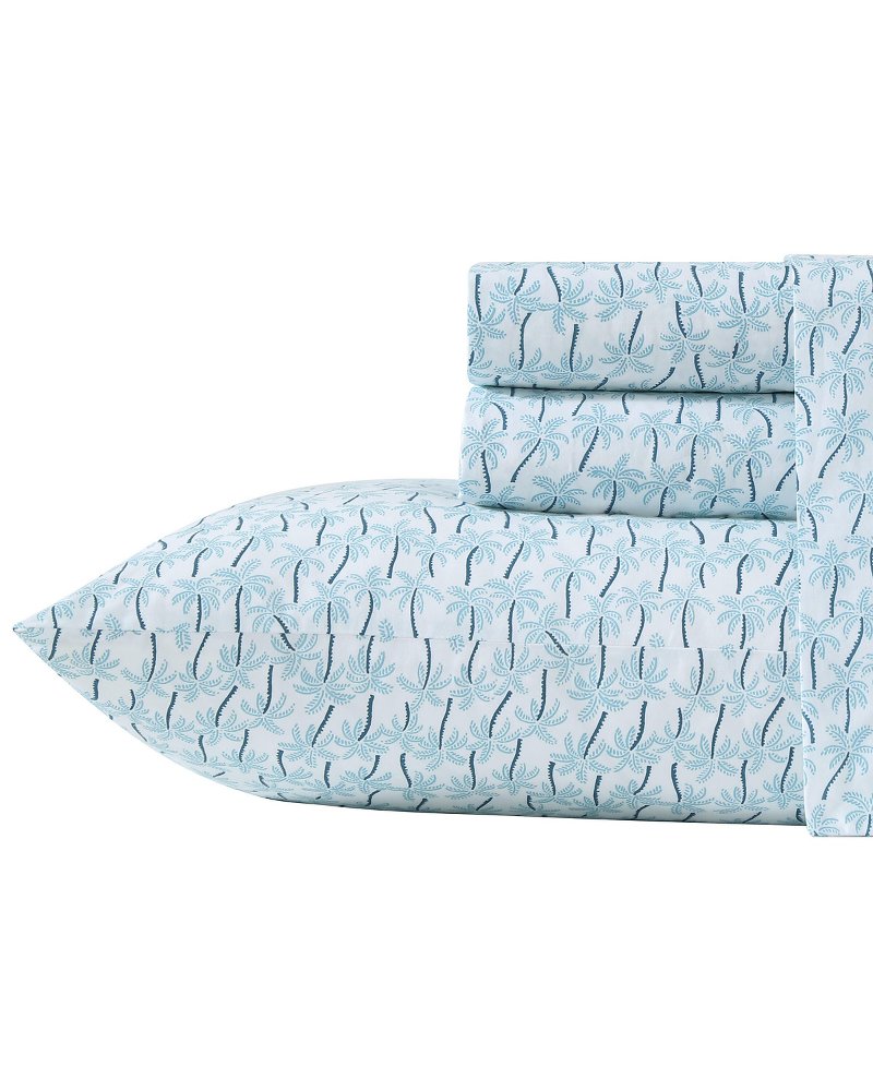 Tommy Bahama | Palmtastic 4-Piece Queen Sheet Set / Blue