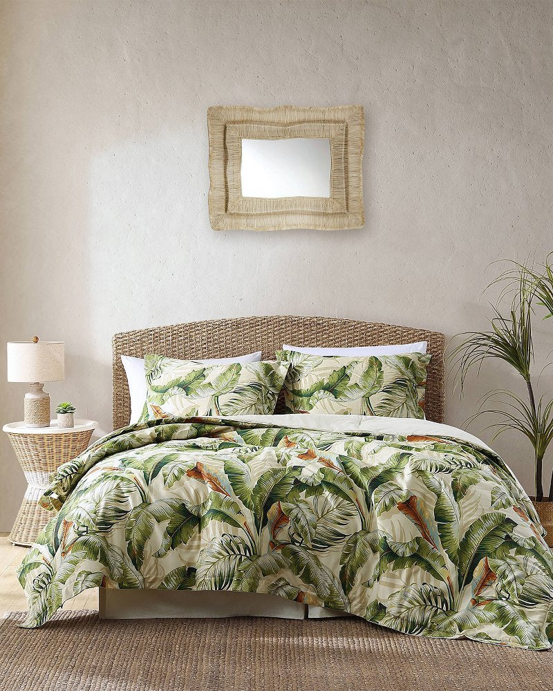 Tommy Bahama | Palmiers Queen Comforter Set / Green