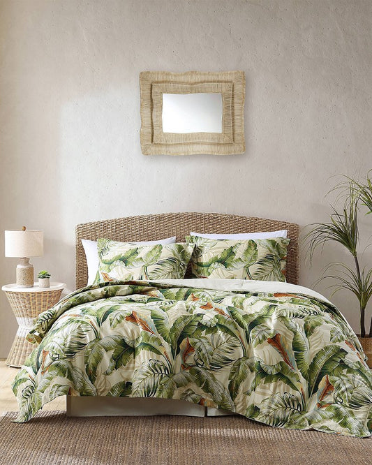Tommy Bahama | Palmiers Queen Comforter Set / Green