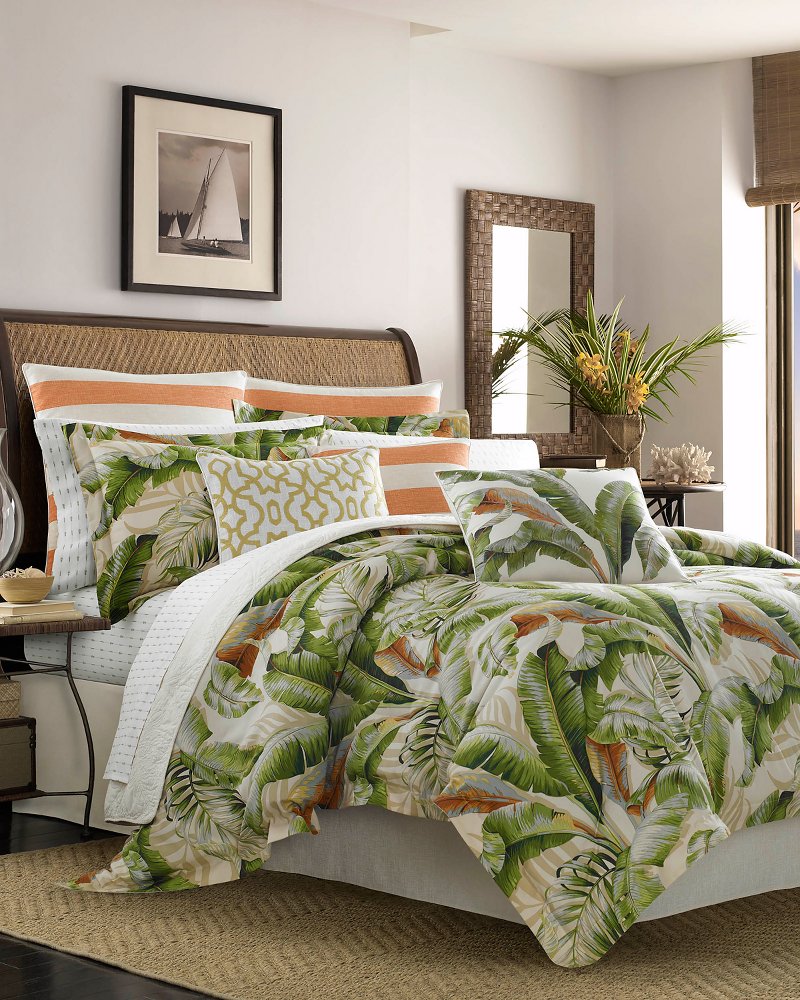 Tommy Bahama | Palmiers Queen Comforter Set / Green
