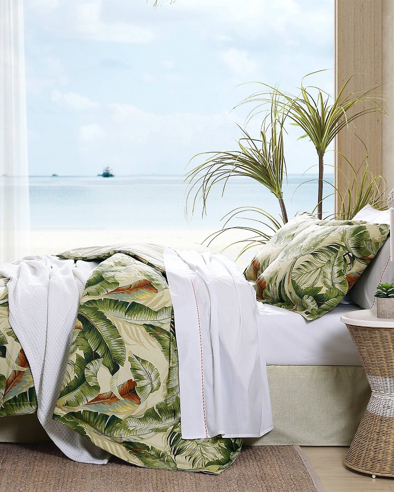 Tommy Bahama | Palmiers King Comforter Set / Green