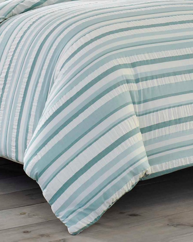Tommy Bahama | Clearwater Cay 3-Piece Full/Queen Comforter Set / Blue/Silver
